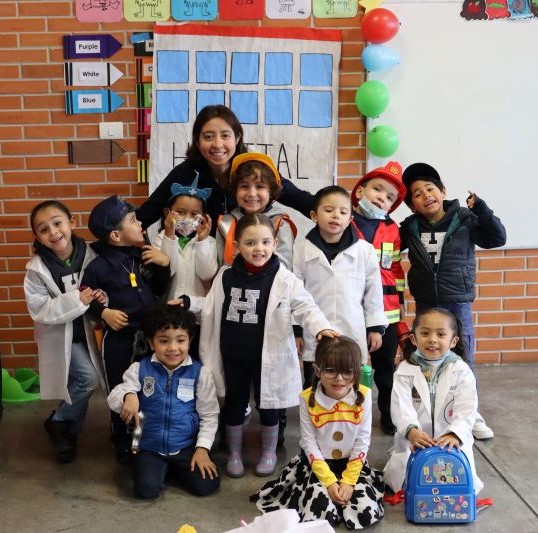 kindergarten students talked about careers